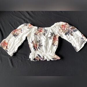 Floral crop top